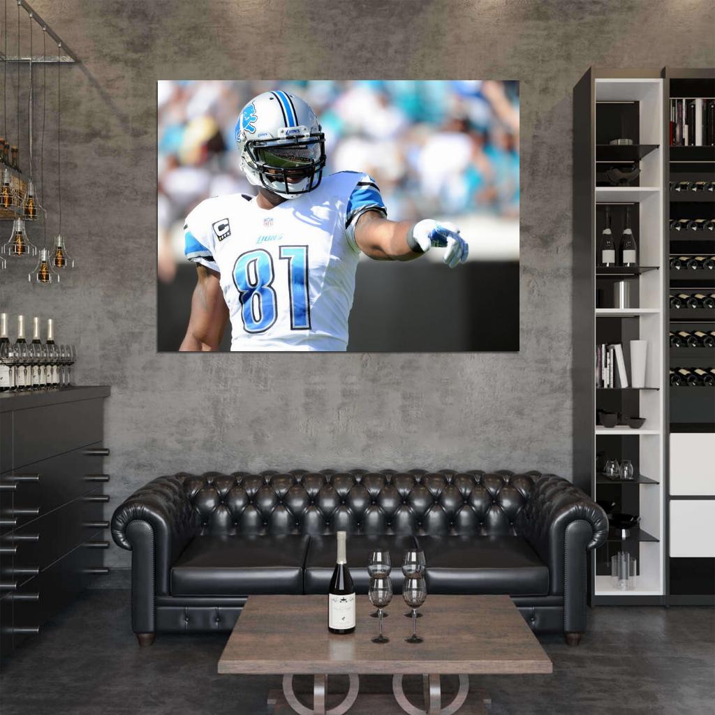 Calvin Johnson Football Sport Wall Art Print Poster