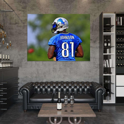 Calvin Johnson Football Sport Wall Art Print Poster
