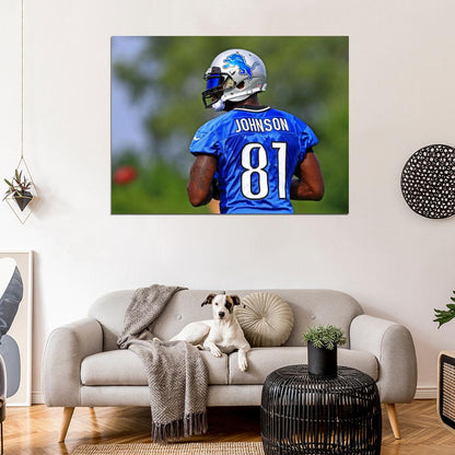 Calvin Johnson Football Sport Wall Art Print Poster