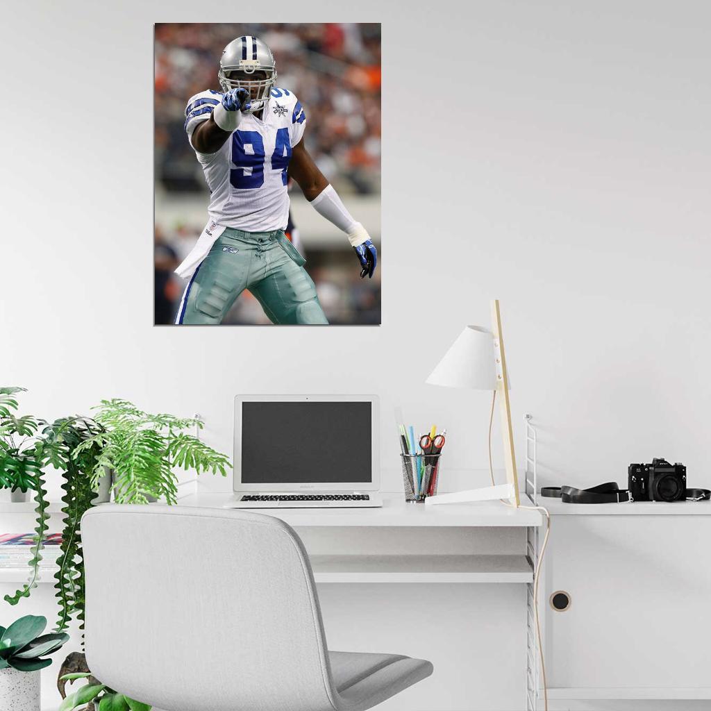 DeMarcus Ware Football Sport Wall Art Print Poster