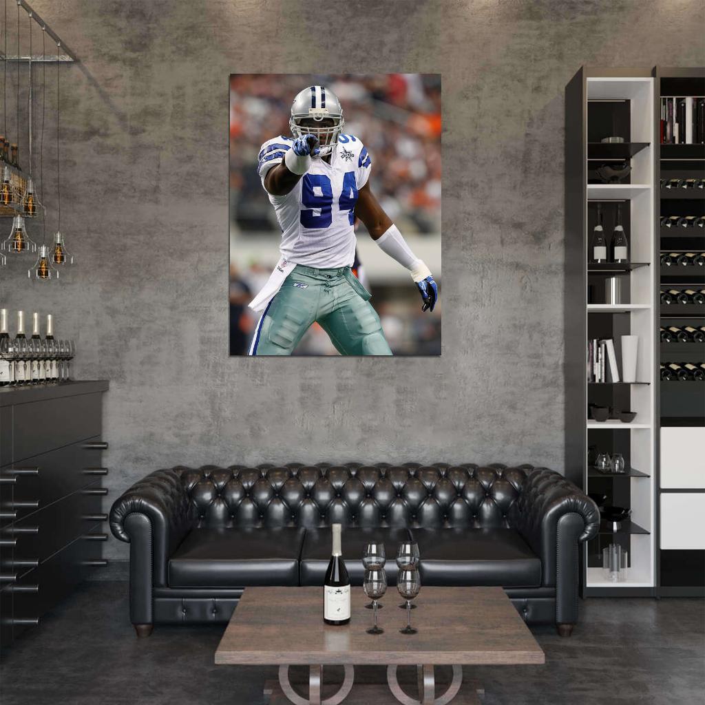 DeMarcus Ware Football Sport Wall Art Print Poster
