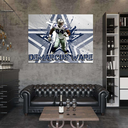 DeMarcus Ware Art Football Sport Wall Art Print Poster
