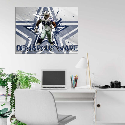 DeMarcus Ware Art Football Sport Wall Art Print Poster