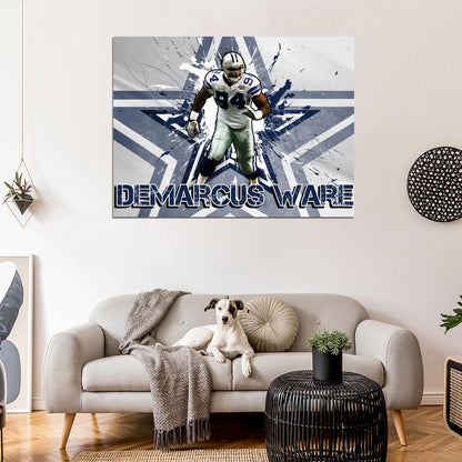 DeMarcus Ware Art Football Sport Wall Art Print Poster