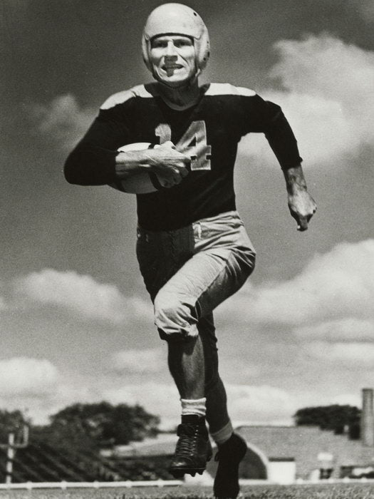 Donald Montgomery Hutson Classic Retro BW Football Sport Wall Art Print Poster