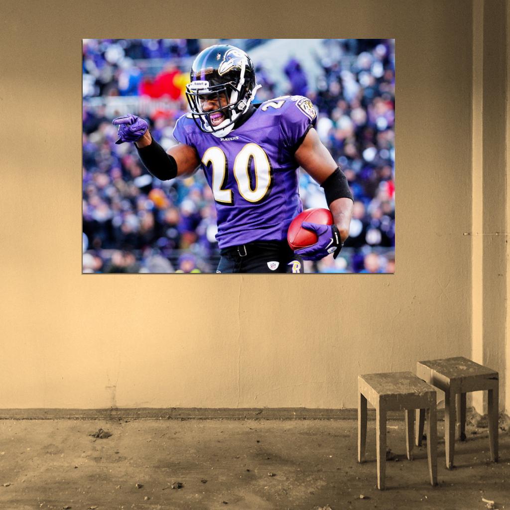Edward Earl Reed Football Sport Wall Art Print Poster