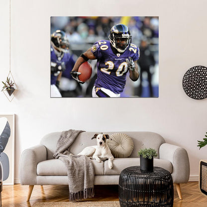 Edward Earl Reed Football Sport Wall Art Print Poster