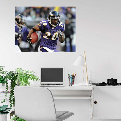 Edward Earl Reed Football Sport Wall Art Print Poster