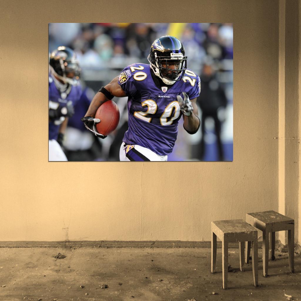 Edward Earl Reed Football Sport Wall Art Print Poster