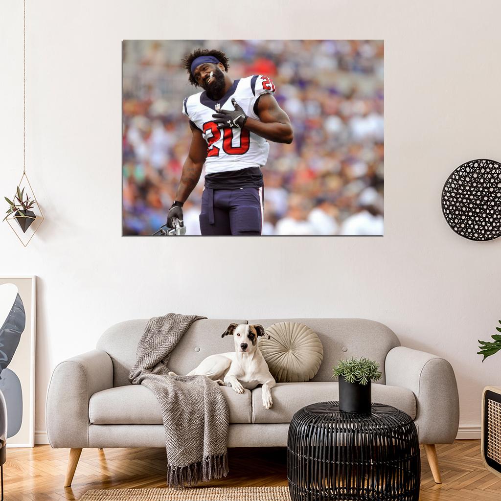 Edward Earl Reed Football Sport Wall Art Print Poster