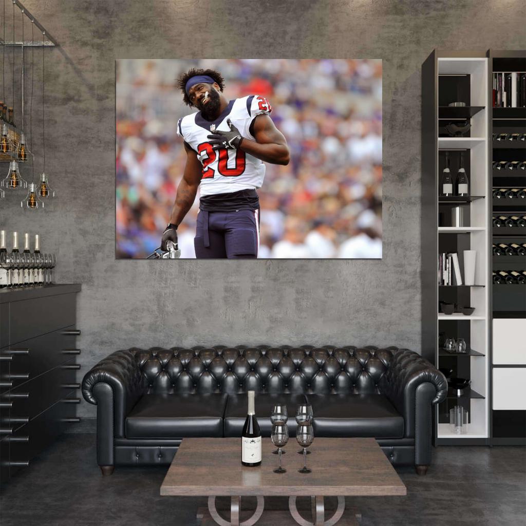 Edward Earl Reed Football Sport Wall Art Print Poster