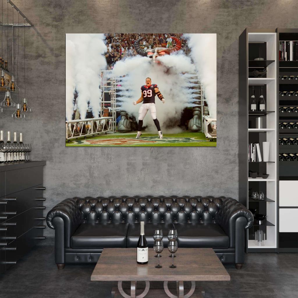 Justin James Watt Football Sport Wall Art Print Poster