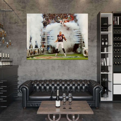 Justin James Watt Football Sport Wall Art Print Poster