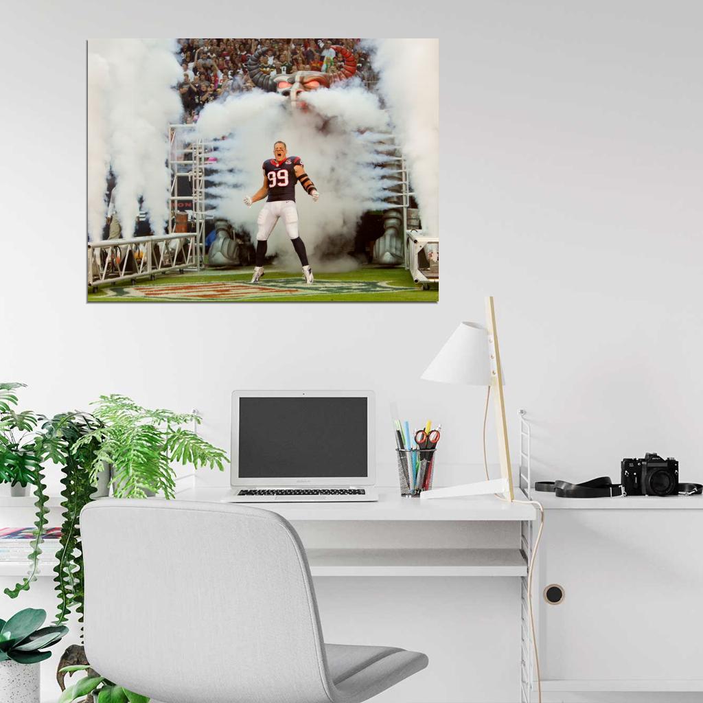 Justin James Watt Football Sport Wall Art Print Poster