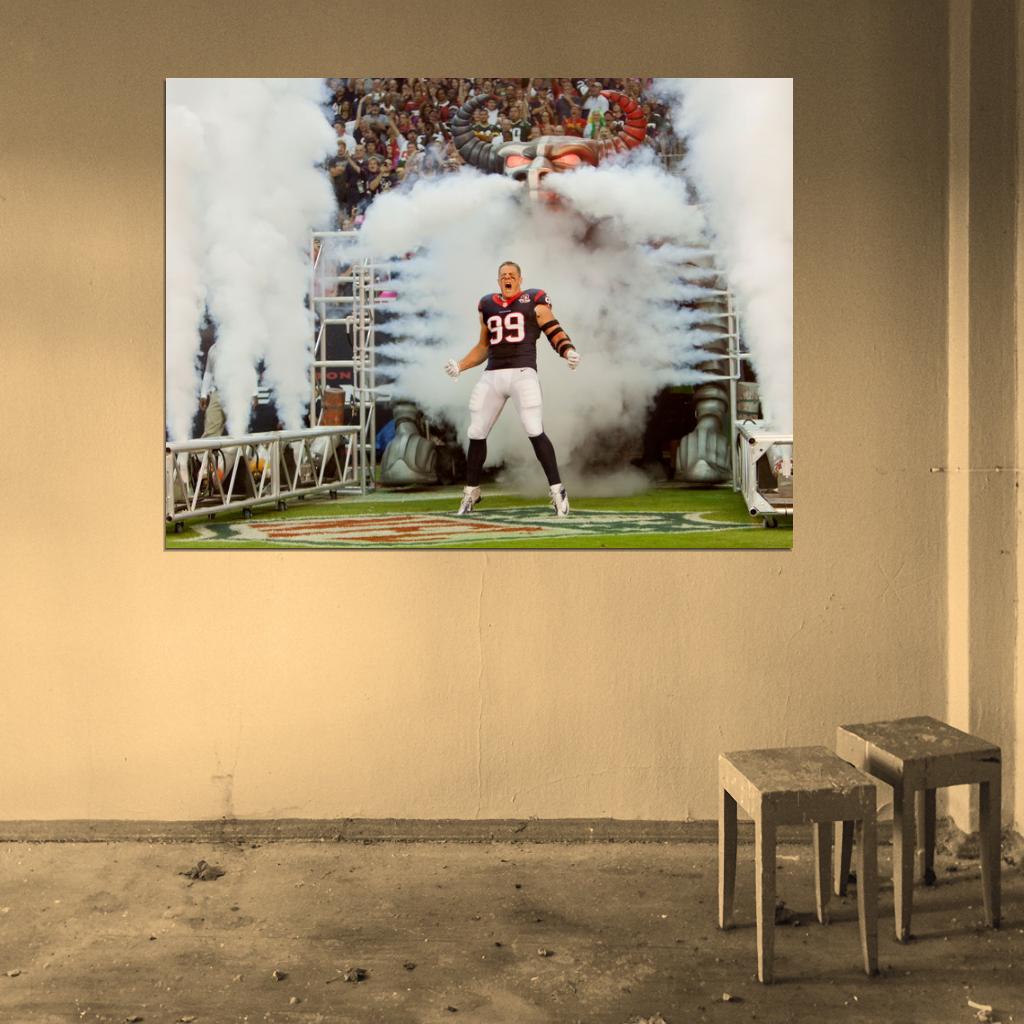 Justin James Watt Football Sport Wall Art Print Poster