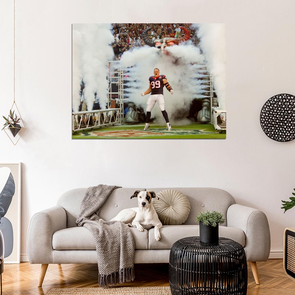 Justin James Watt Football Sport Wall Art Print Poster