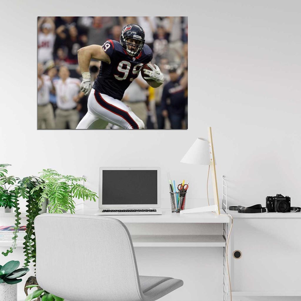 Justin James Watt Football Sport Wall Art Print Poster