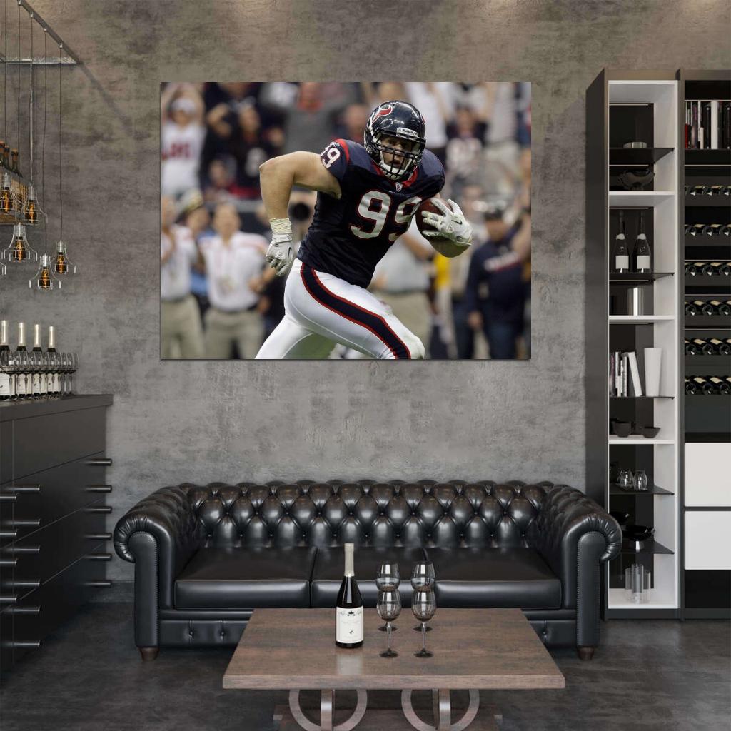 Justin James Watt Football Sport Wall Art Print Poster