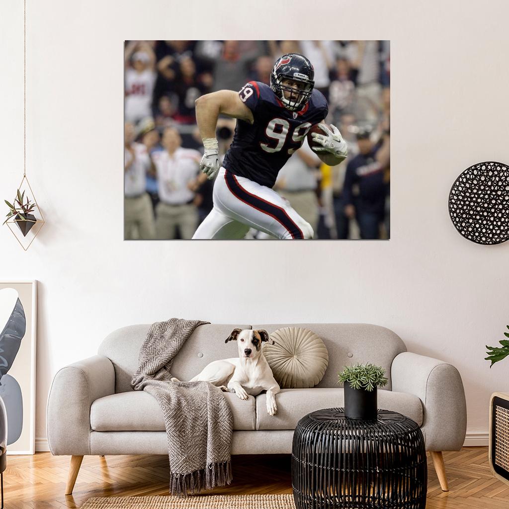 Justin James Watt Football Sport Wall Art Print Poster
