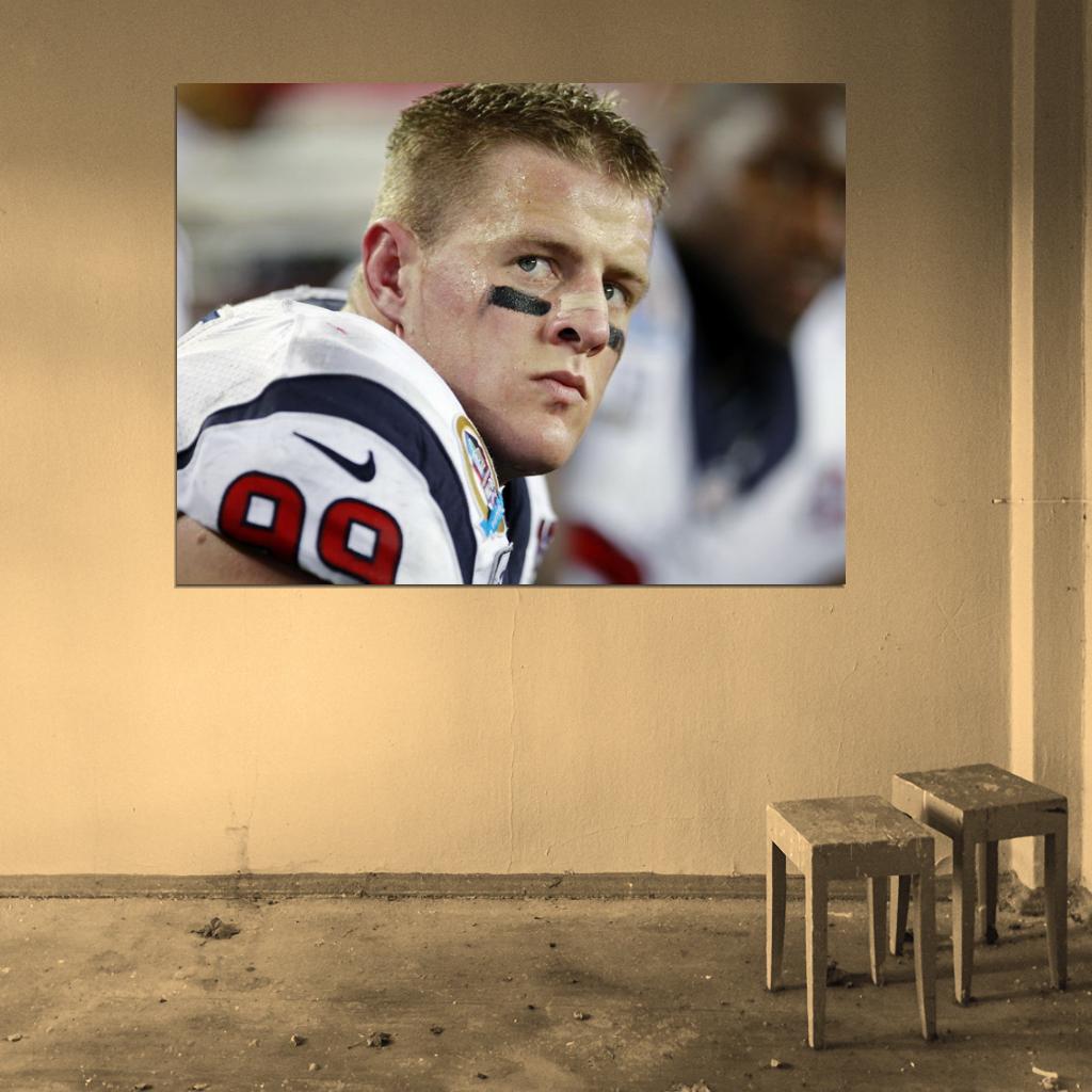 Justin James Watt Football Sport Wall Art Print Poster