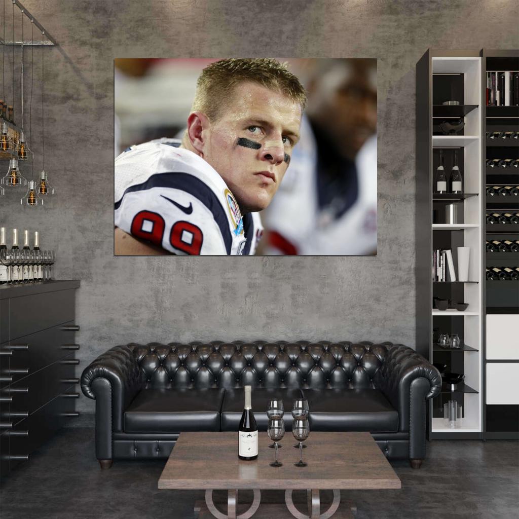 Justin James Watt Football Sport Wall Art Print Poster