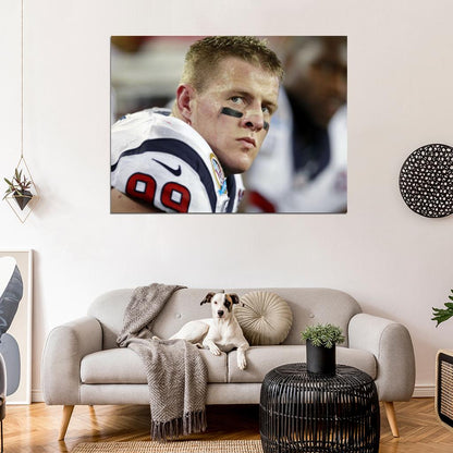 Justin James Watt Football Sport Wall Art Print Poster