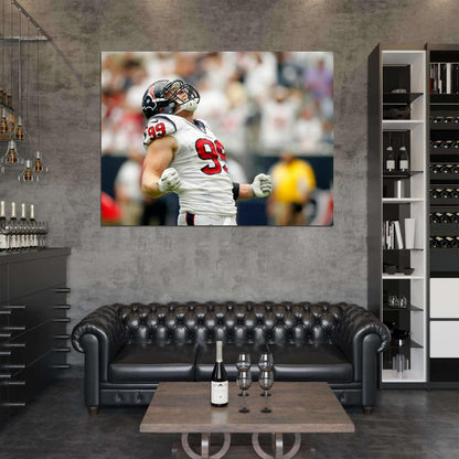 Justin James Watt Football Sport Wall Art Print Poster