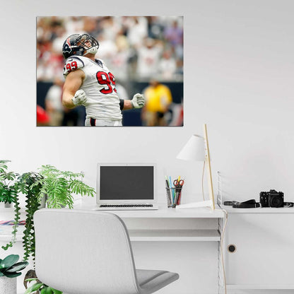 Justin James Watt Football Sport Wall Art Print Poster