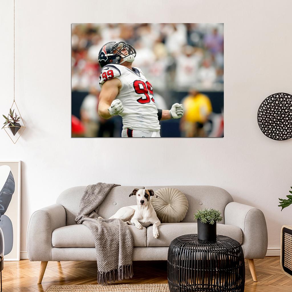 Justin James Watt Football Sport Wall Art Print Poster
