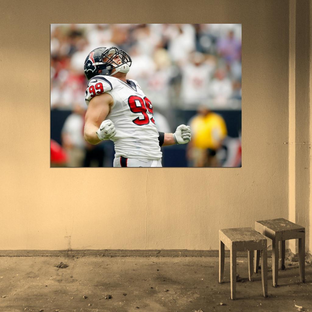 Justin James Watt Football Sport Wall Art Print Poster