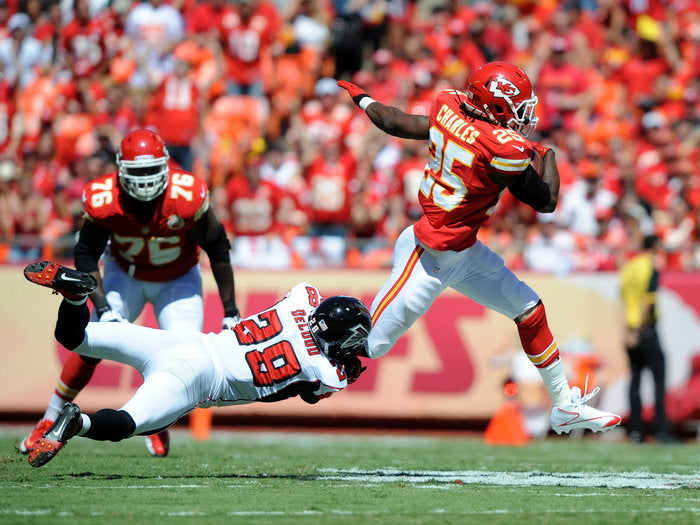 Jamaal Charles Run Football Sport Wall Art Print Poster