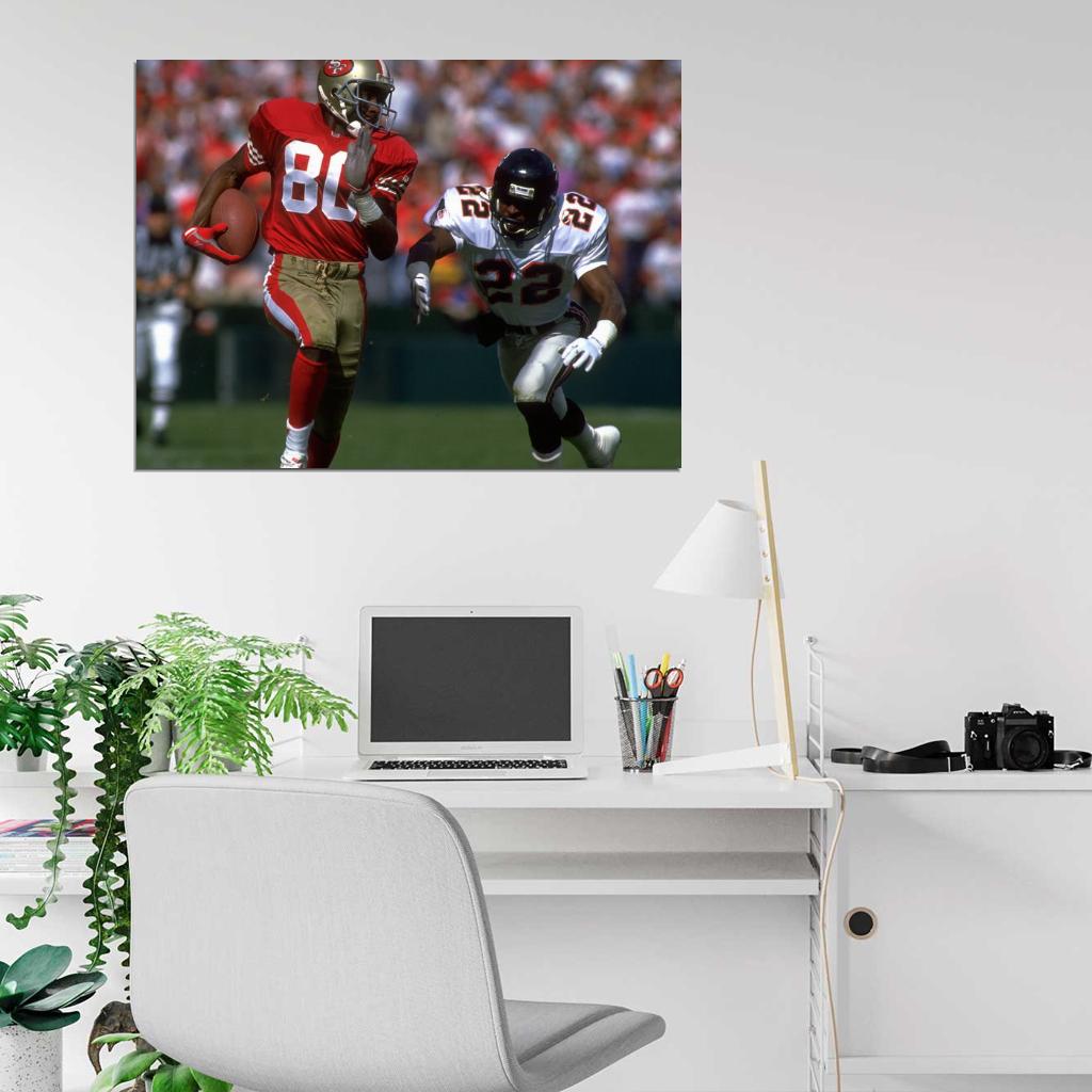 Jerry Lee Rice Football Sport Wall Art Print Poster