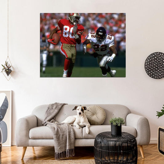 Jerry Lee Rice Football Sport Wall Art Print Poster