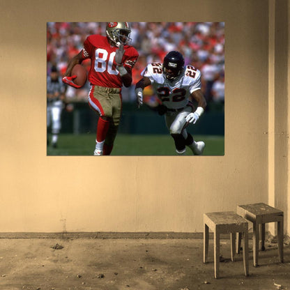 Jerry Lee Rice Football Sport Wall Art Print Poster
