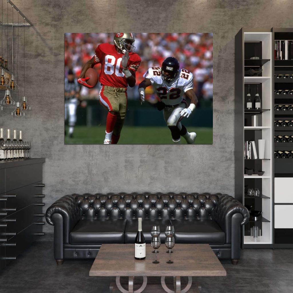 Jerry Lee Rice Football Sport Wall Art Print Poster