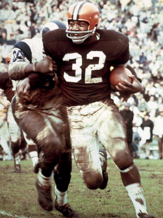 Jim Brown Classic Football Sport Wall Art Print Poster