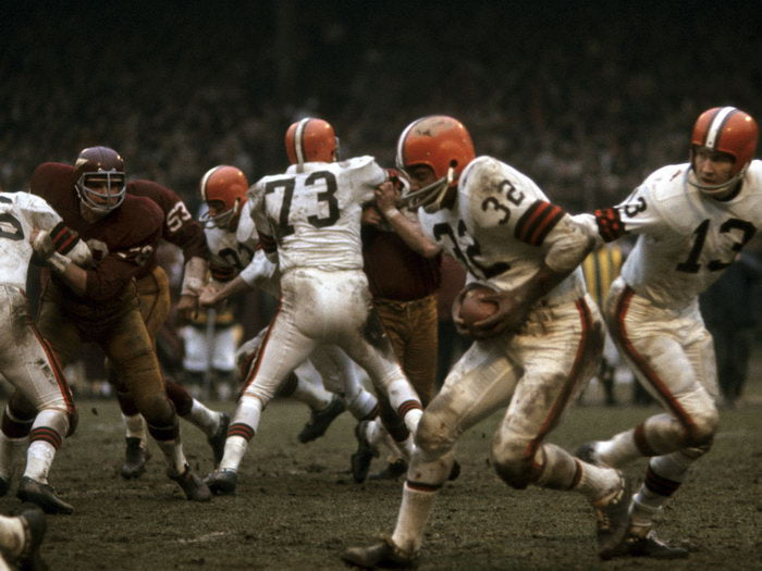 Jim Brown Classic Football Sport Wall Art Print Poster