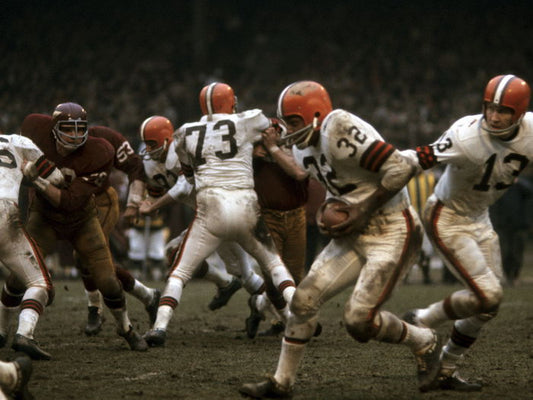 Jim Brown Classic Football Sport Wall Art Print Poster