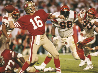 Joe Montana Classic Football Sport Wall Art Print Poster