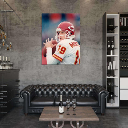 Joe Montana Football Sport Wall Art Print Poster