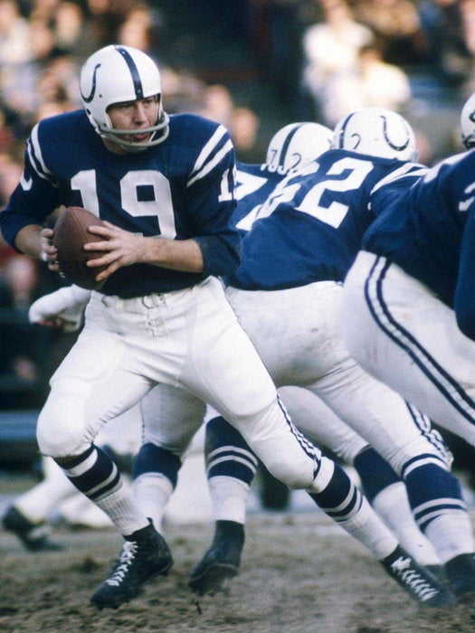 Johnny Unitas Baltimore Colts Football Sport Wall Art Print Poster