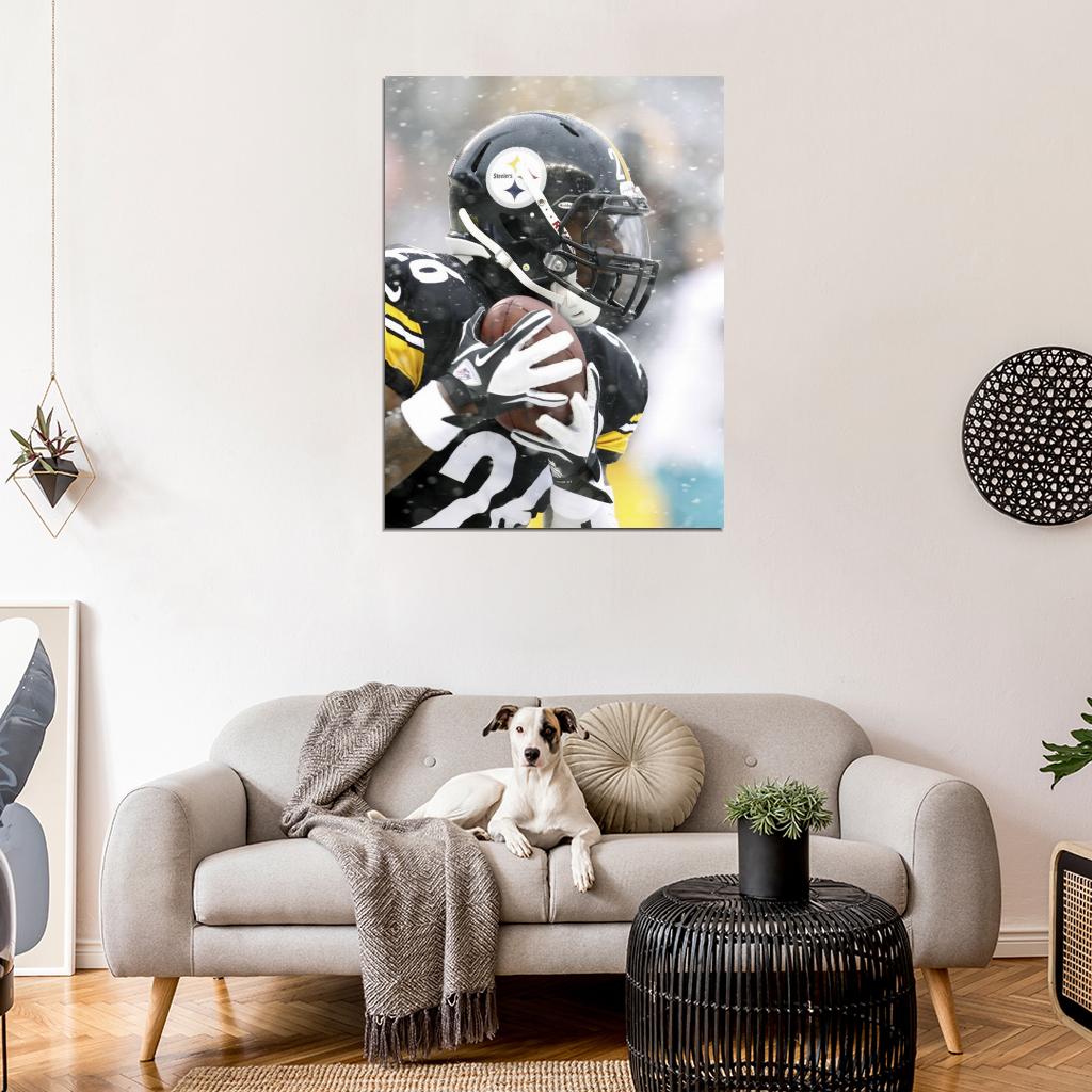 LeVeon Bell Football Sport Wall Art Print Poster