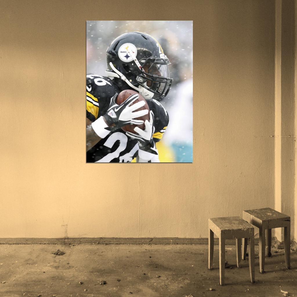 LeVeon Bell Football Sport Wall Art Print Poster