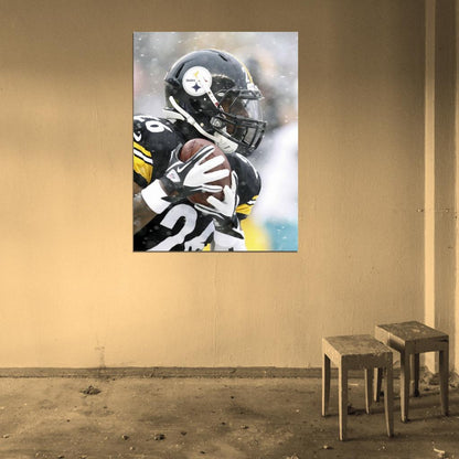 LeVeon Bell Football Sport Wall Art Print Poster