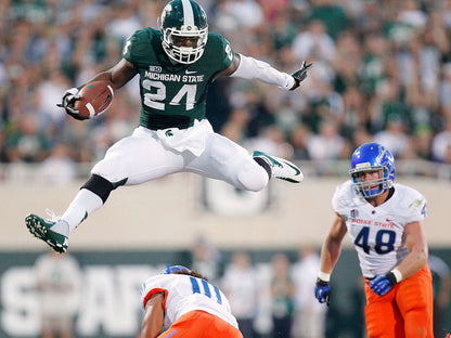 LeVeon Bell Jump Football Sport Wall Art Print Poster