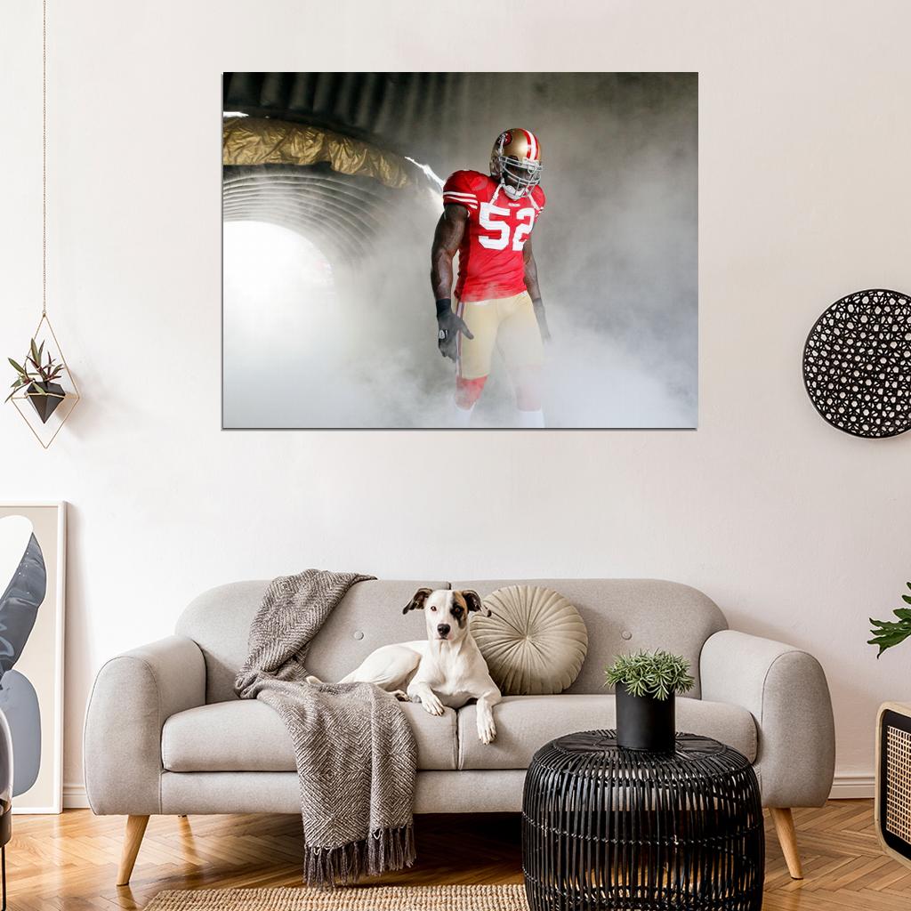 Patrick Willis Football Sport Wall Art Print Poster