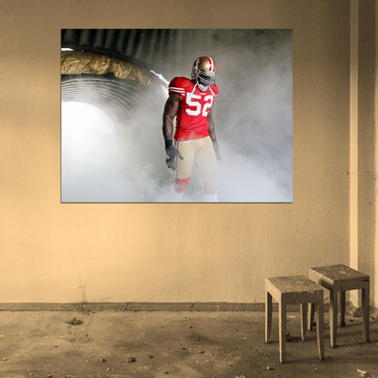 Patrick Willis Football Sport Wall Art Print Poster