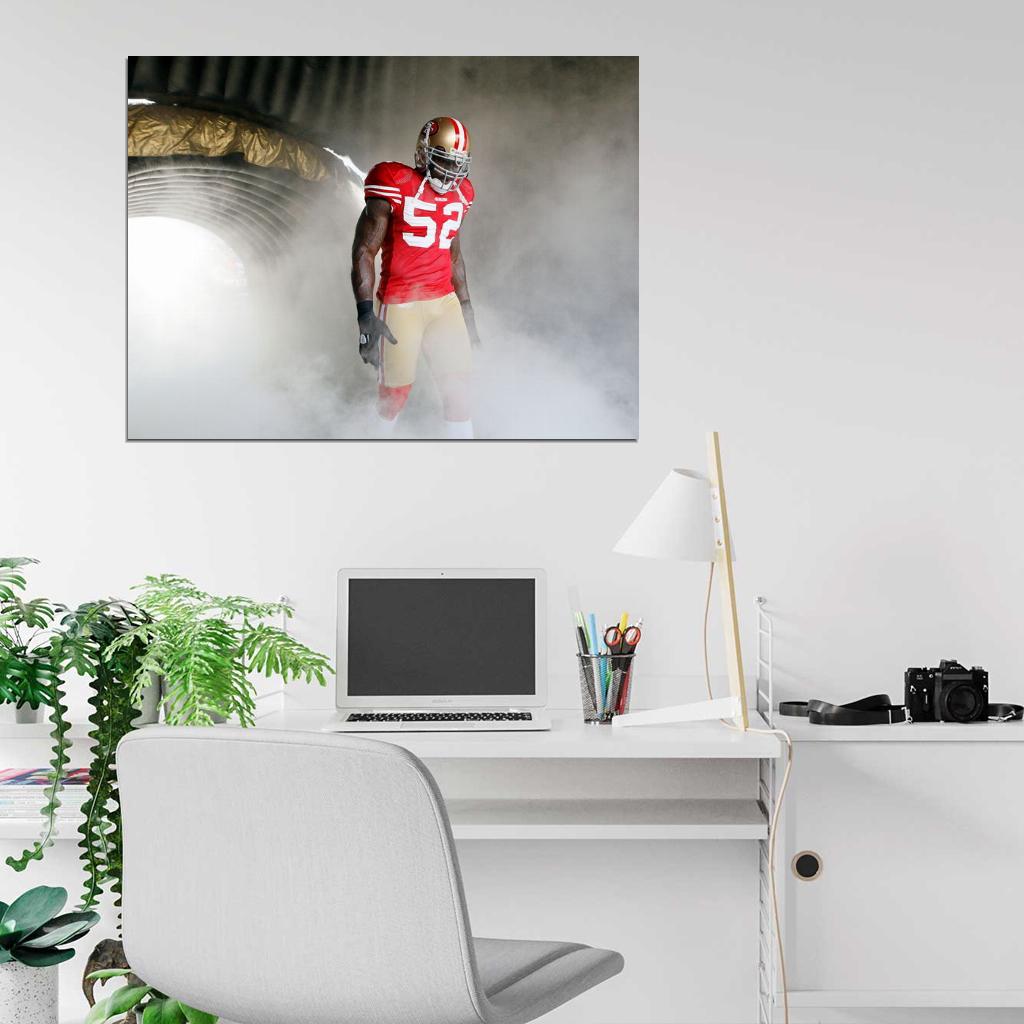 Patrick Willis Football Sport Wall Art Print Poster