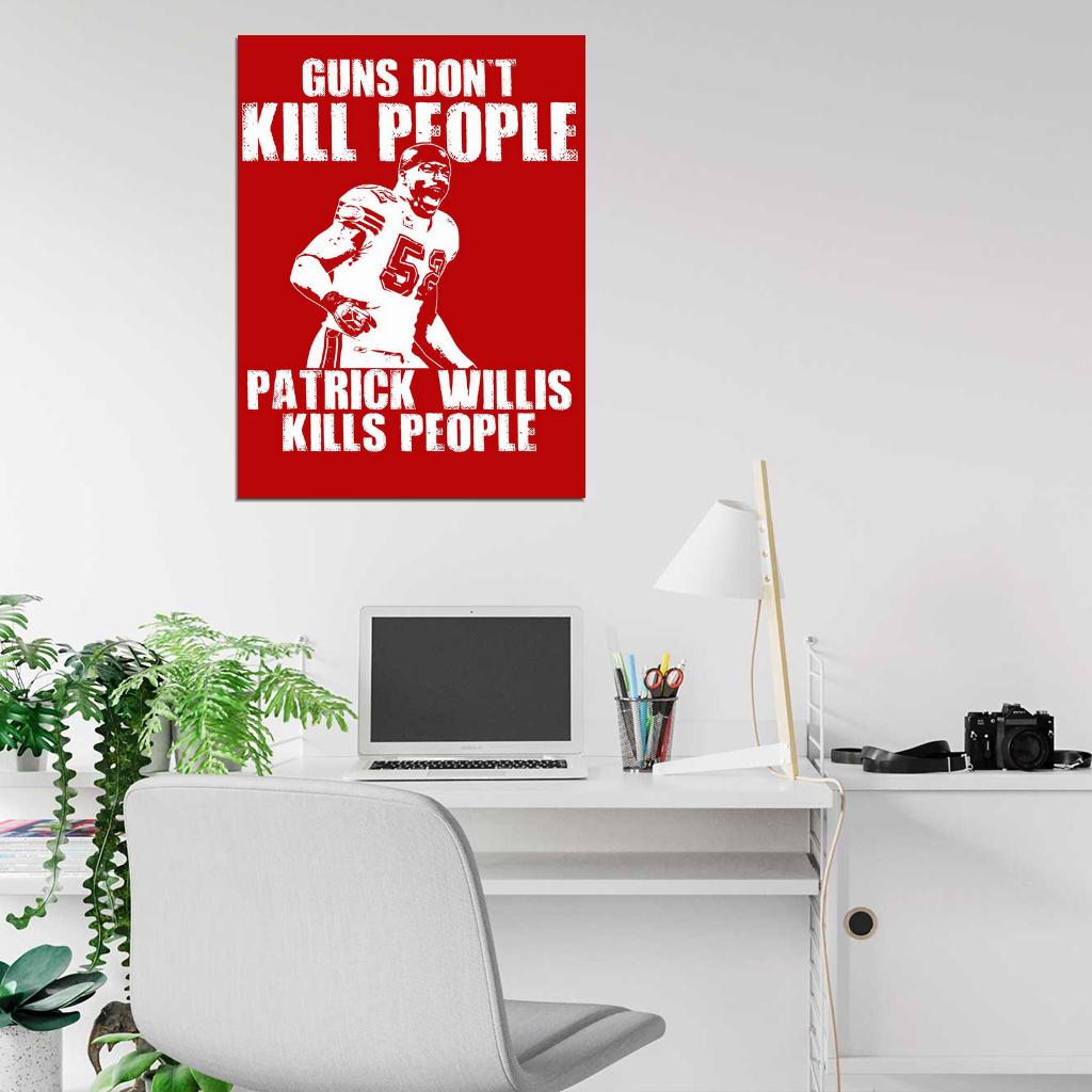 Patrick Willis Painting Art Football Sport Wall Art Print Poster