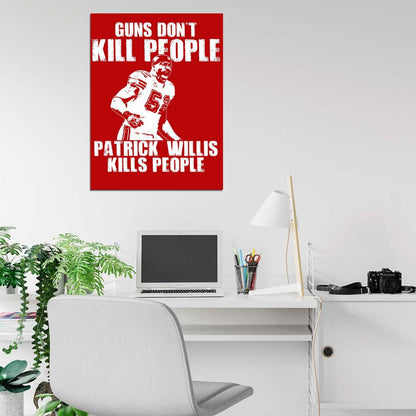 Patrick Willis Painting Art Football Sport Wall Art Print Poster